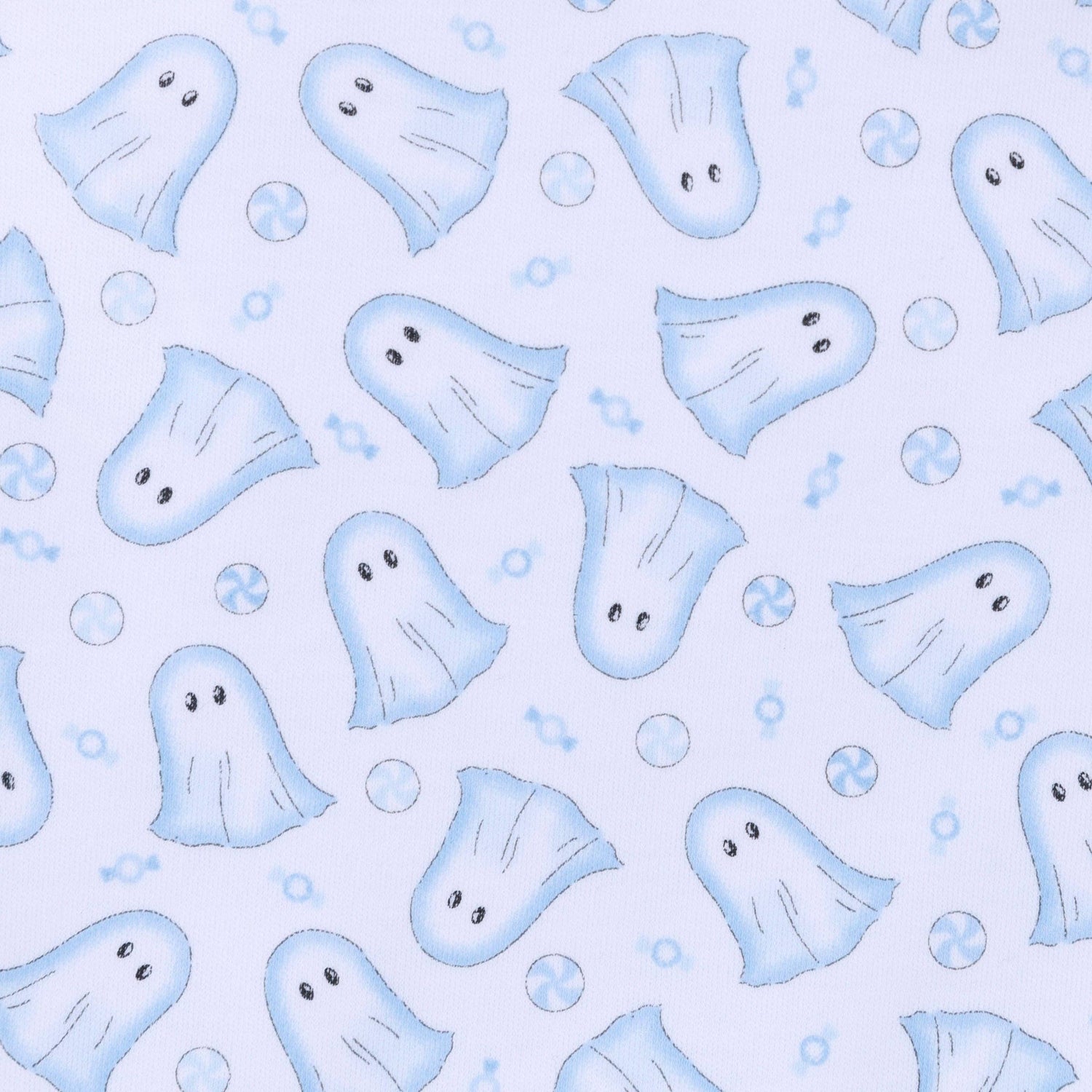 My Little Boo Long Pajamas - Light Blue