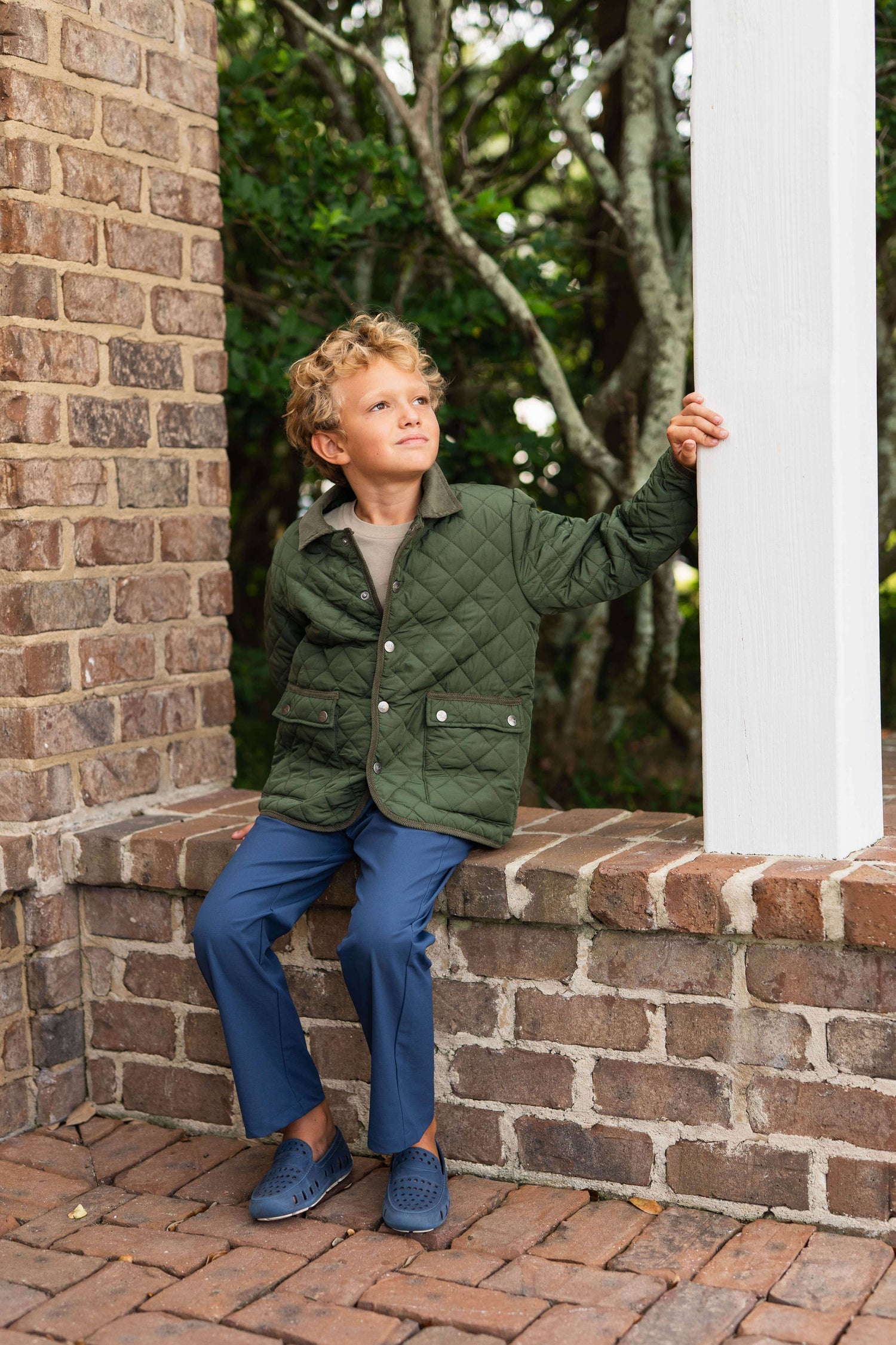 Derby Field Boys Jacket Green