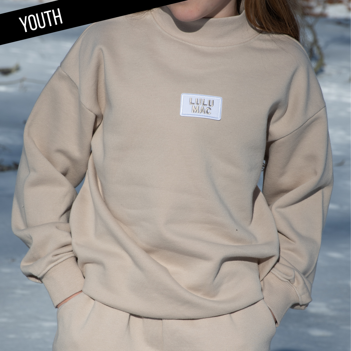 Longsleeve Terry Cloth Sand - Lulu Mac
