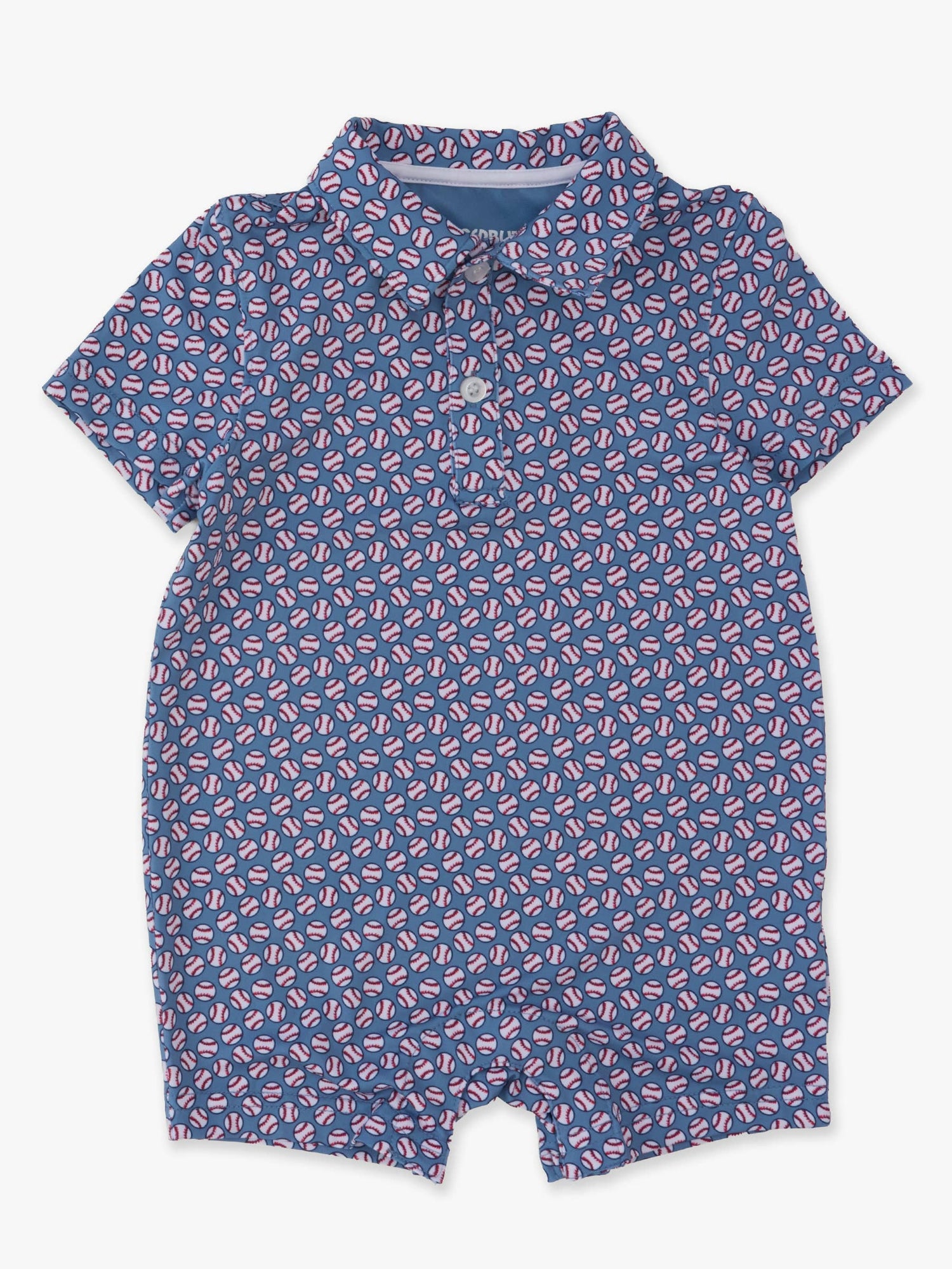 Baby Boys Home Run Performance Polo Romper
