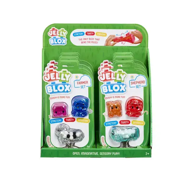 Jelly Blox Farm Friends, Sensory-Friendly Toy, Ages 2+