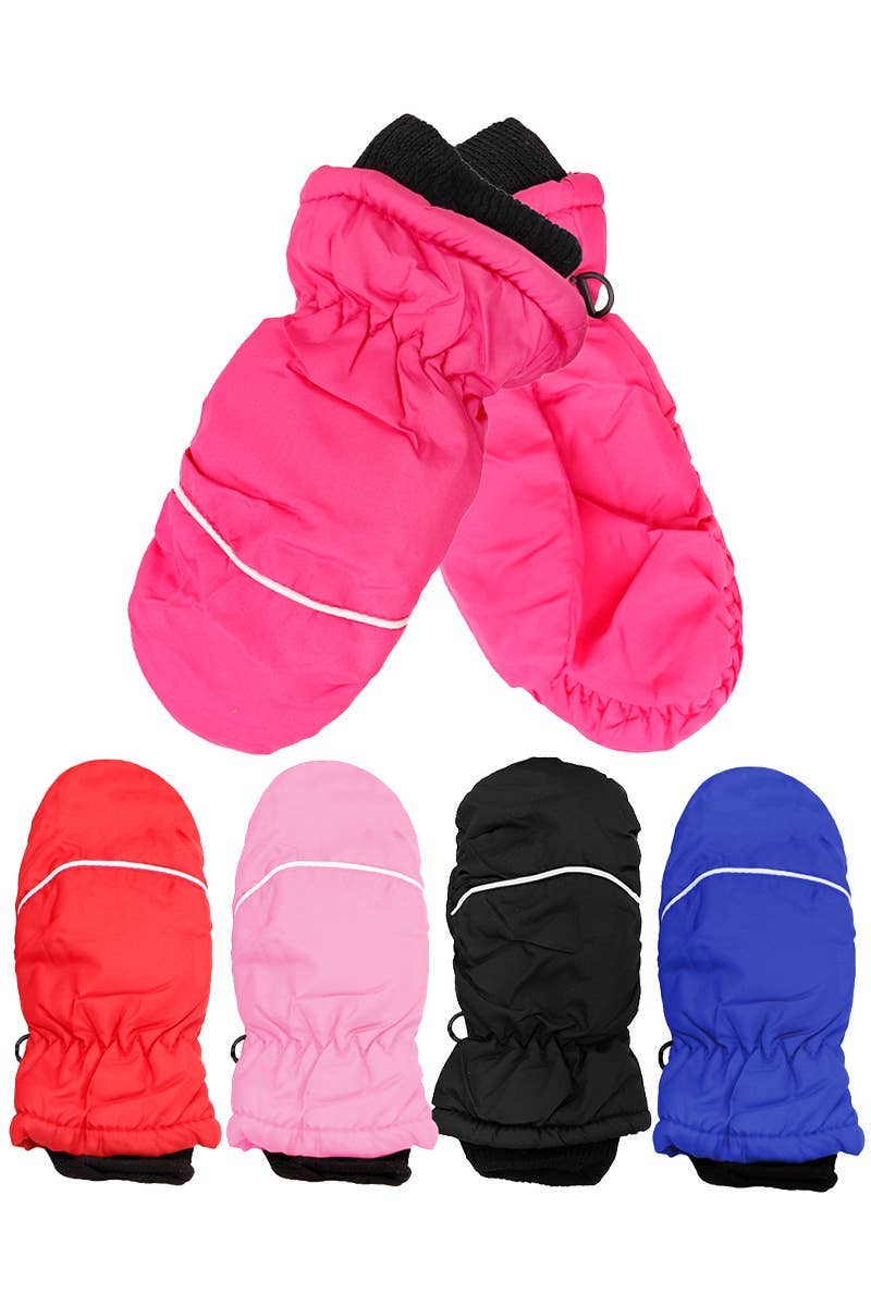 Toddlers Heavy Duty Waterproof Snow Ski Mittens