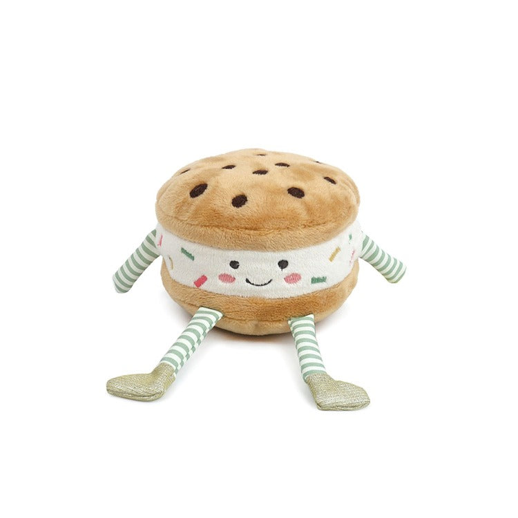 COOKIE ICE CREAM SANDWICH / TAN