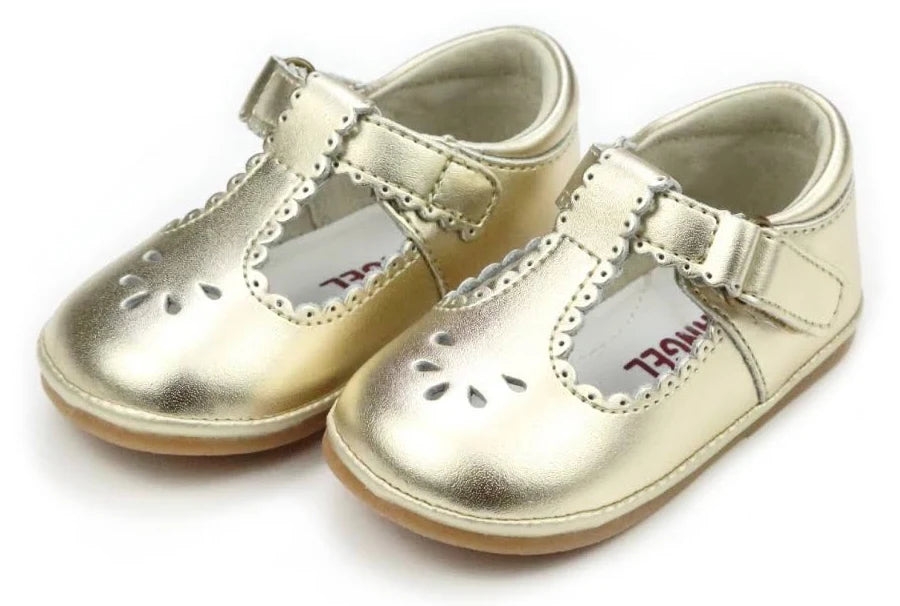 Dottie Scalloped Perforated MJ Gold