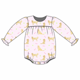 Long Sleeve Abigail Bubble- Puppy Pals