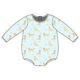 Long Sleeve Bates Bubble- Puppy Pals